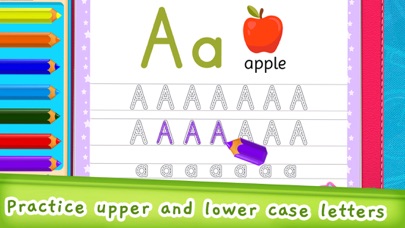 Screenshot #1 pour EduLand Tracing Abc Worksheets