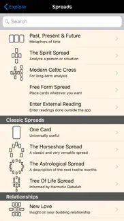 spiritsong tarot iphone screenshot 3