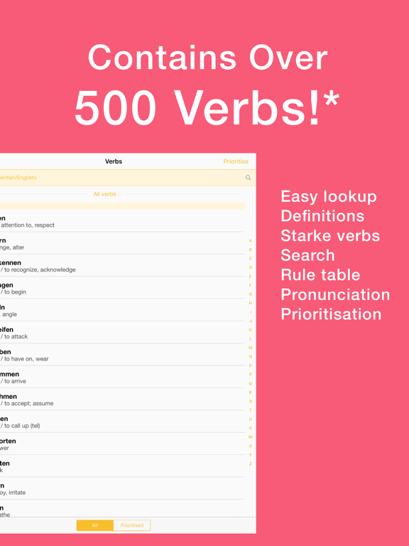 Screenshot #6 pour Conjuu - German Conjugation