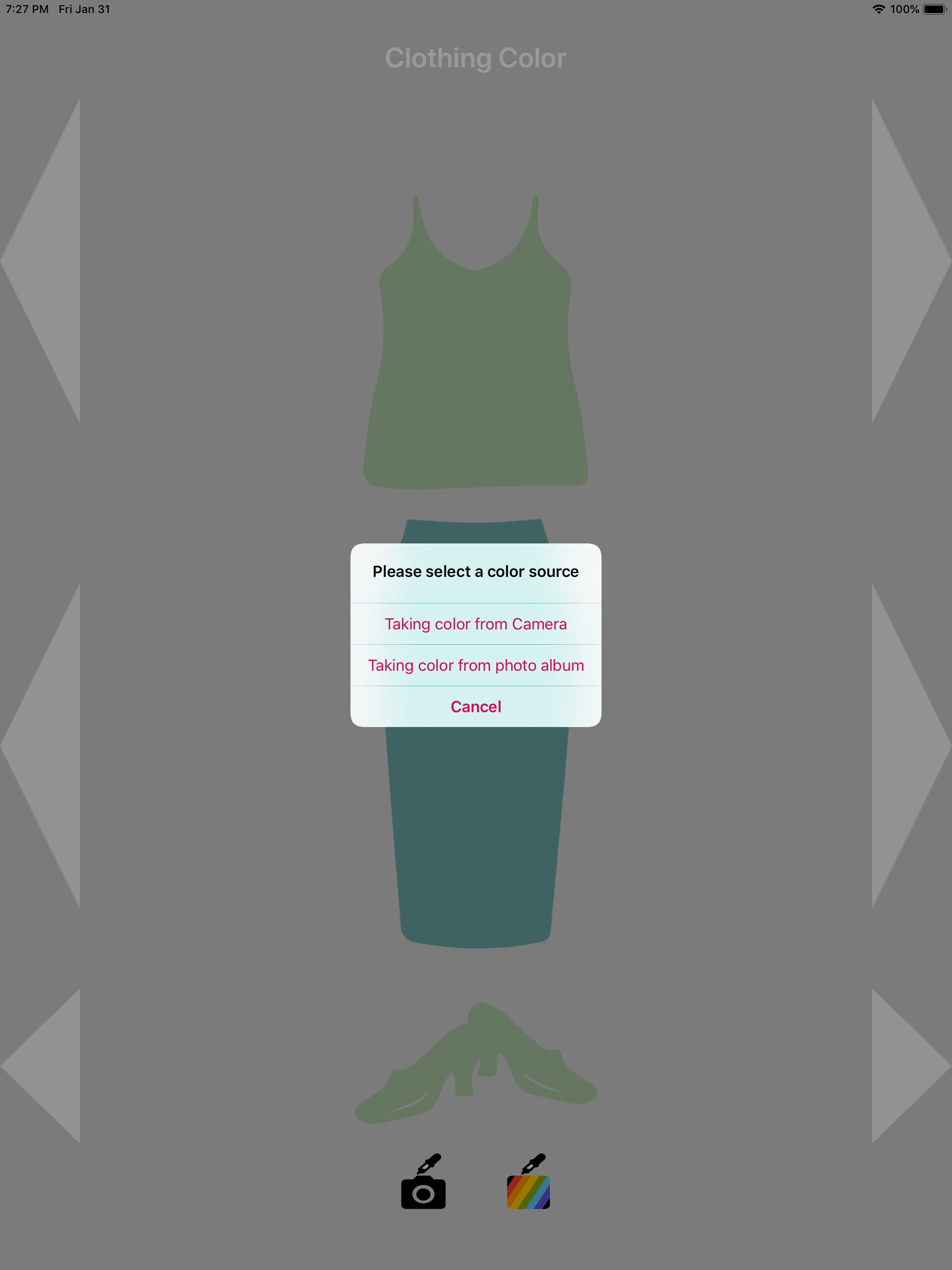 Clothing Color - Match colors