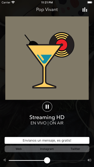 Screenshot #1 pour Pop Vivant Radio