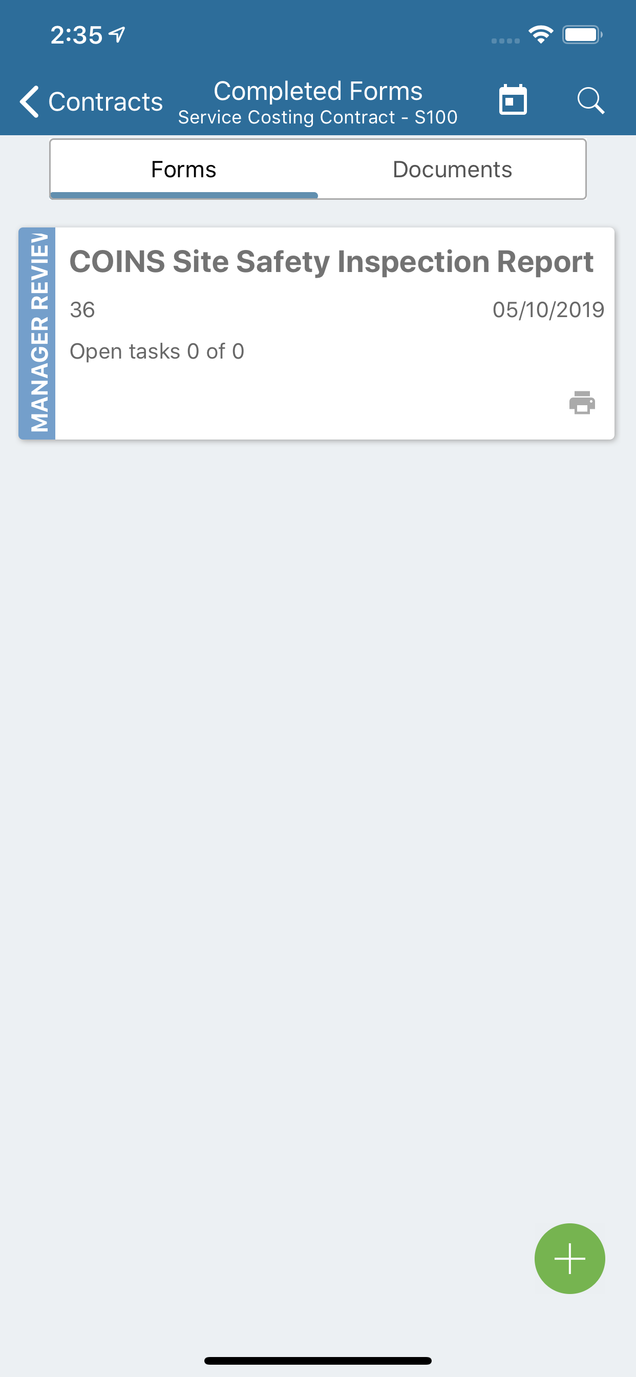 COINS mForms screenshot 2