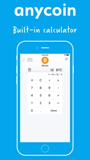 ANYCOIN Crypto Converter screenshot 2