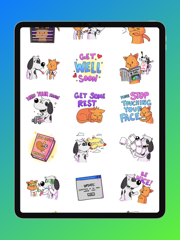 Screenshot #4 pour Flu and Virus Stickers