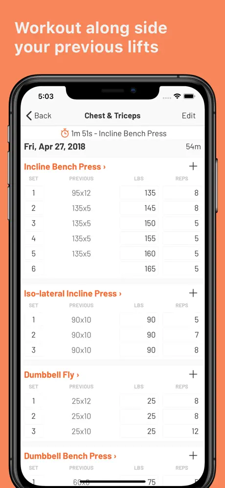 Liftoff - Workout Log