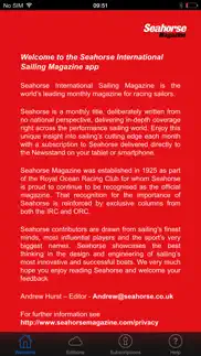 seahorse sailing magazine iphone screenshot 1