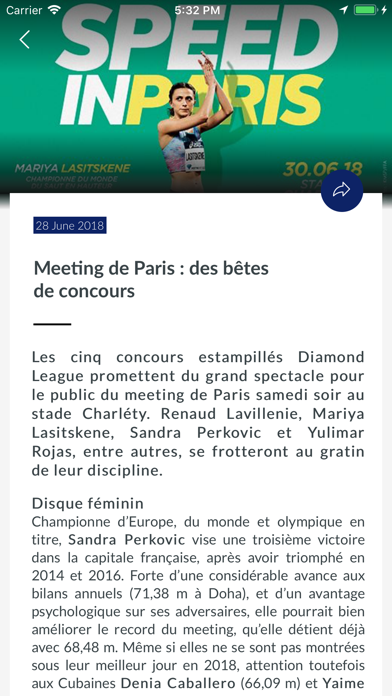 FFAthlétisme app screenshot 3