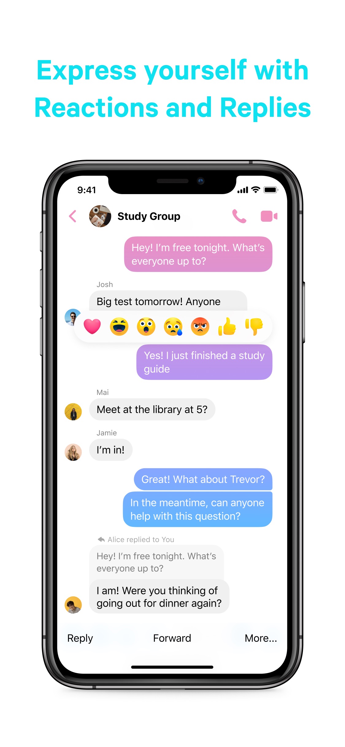 Screenshot do app Messenger
