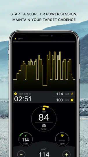 Captura de pantalla de MyCycling en iPhone 6