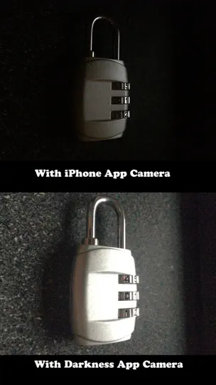 Screenshot von Darkness Camera auf dem iPhone 1
