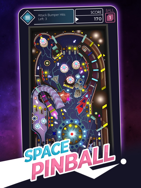 Old Space Pinball на iPad