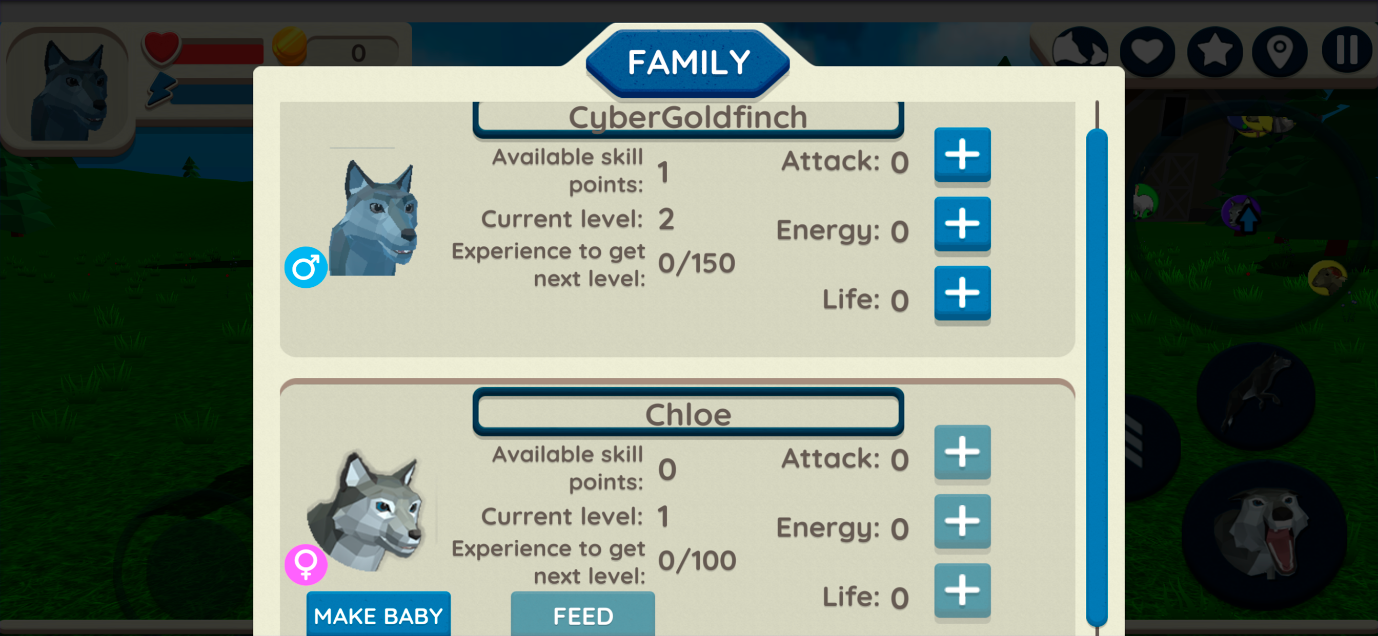 Wolf Simulator: Wild Animals