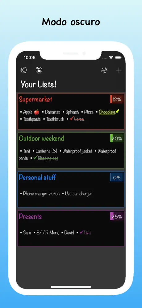 Make a List!
