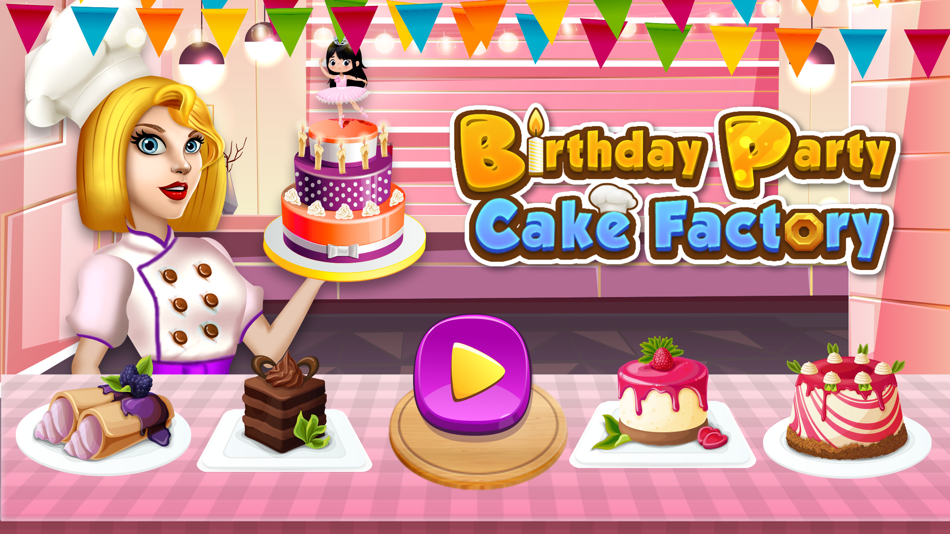 #1. Birthday Party Cake Factory (iOS) By: Farrukh Ahmad