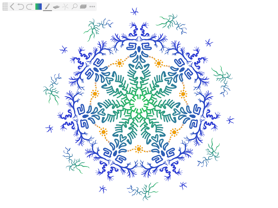 #1. Mandala Doodle (iOS) 게시자: Encodia