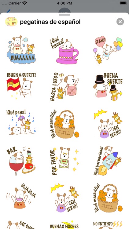 pegatinas de espanol