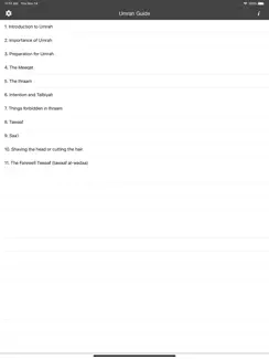 Umrah Guide for Muslim (Islam) iPad image 2