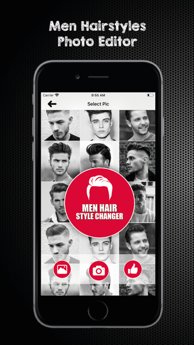 Screenshot #3 pour Man Hairstyles Photo Editor