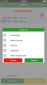 Timesheet Mobile™ screenshot