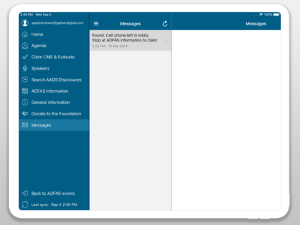 AOFAS Meetings screenshot 6