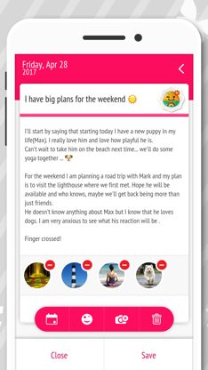 Diary - Journal with password screenshot 3