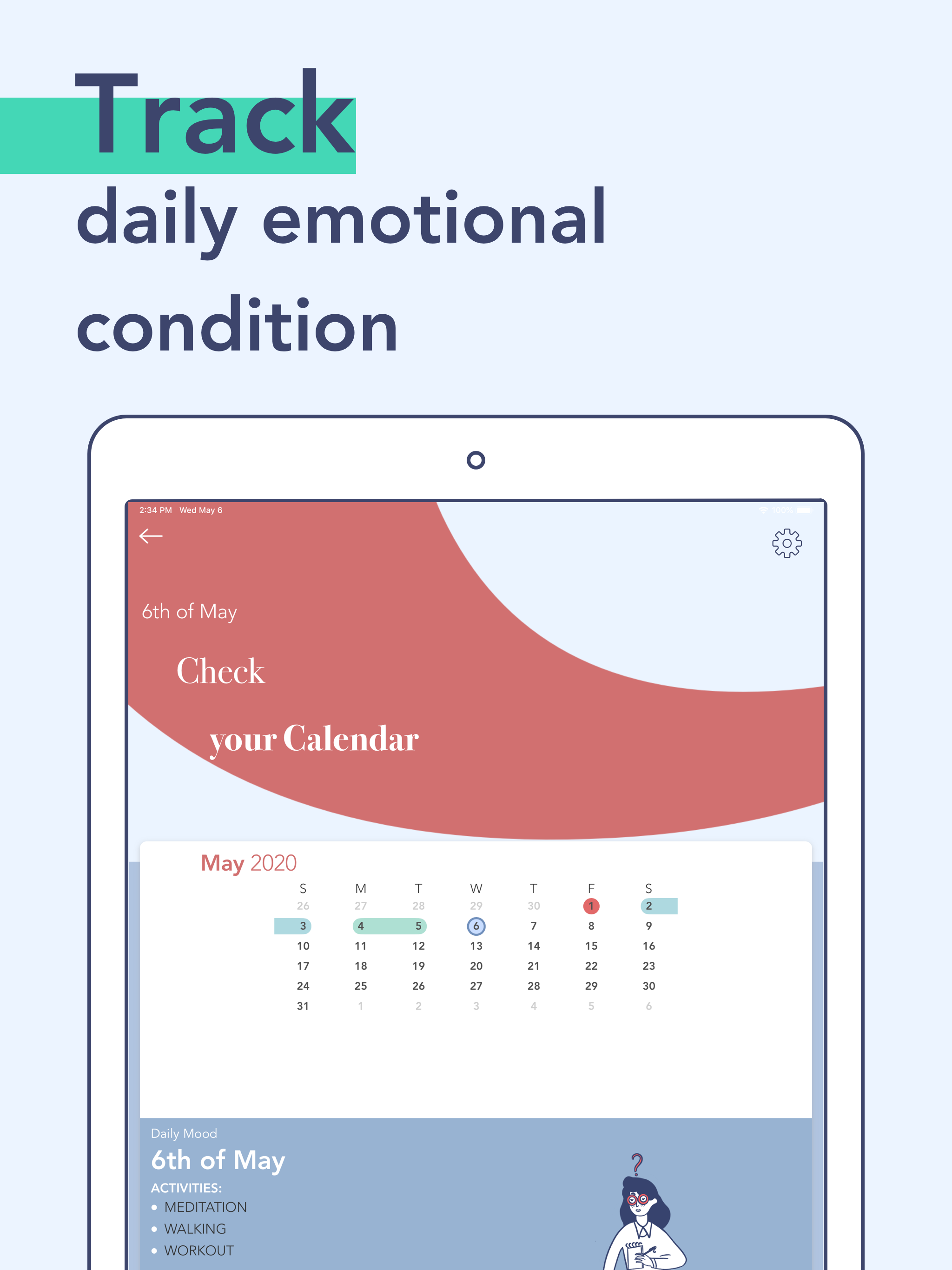Aurora: self care & mood diary