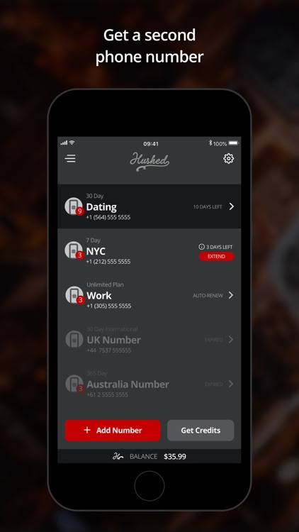 Hushed - 2nd Phone Number screenshot-0