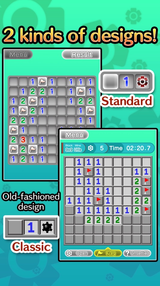 #5. Basic MineSweeper (iOS) 由: RUCKYGAMES CO., LTD.