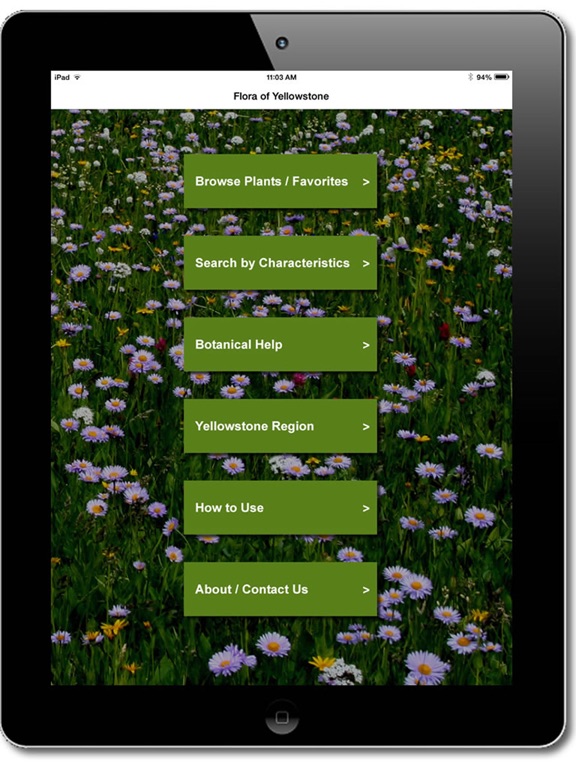 Flora of Yellowstone iPad screenshot 4 - Education app