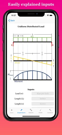 Game screenshot Shear Moment Deflection Calc hack