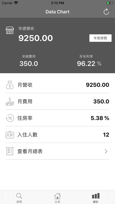 Screenshot #1 pour HouseKeeper 旅宿帳務管理