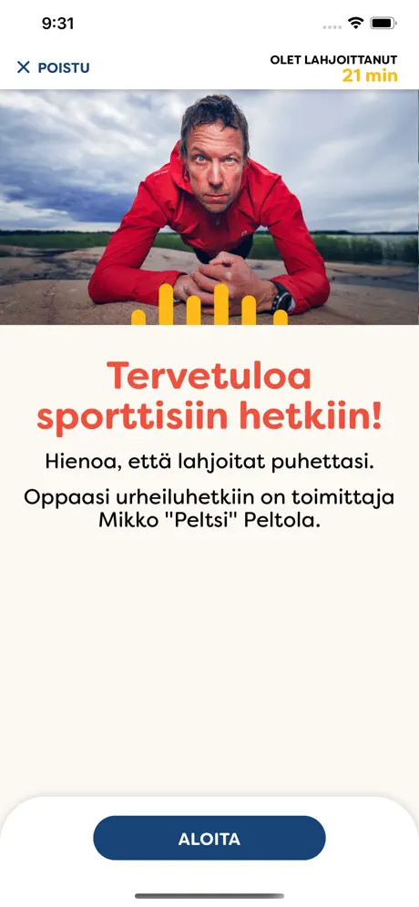 Lahjoita puhetta
