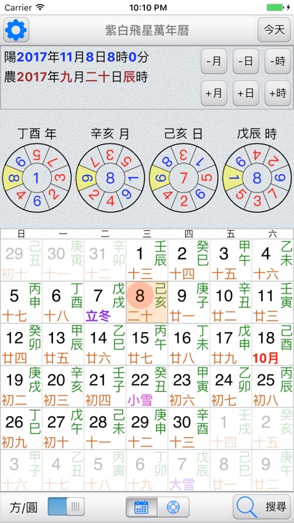 紫白飛星萬年曆
