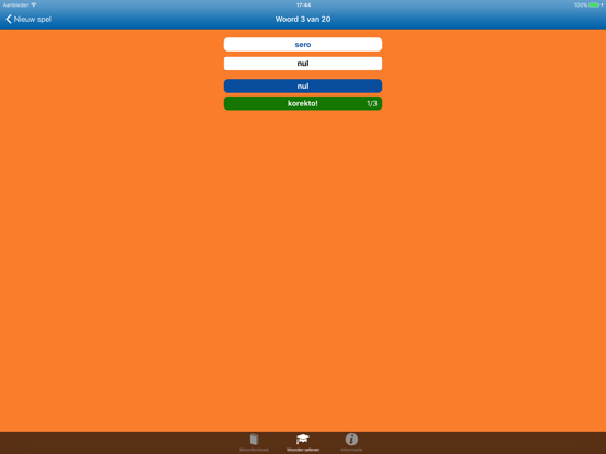 Woordenboek Papiaments > NL iPad app afbeelding 3