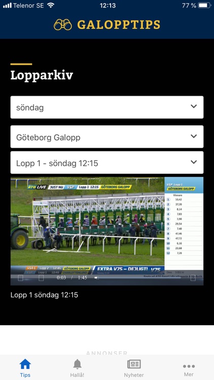 Galopptips.se screenshot-4