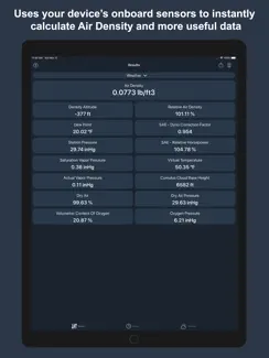 Air Density & Altitude: AirLab iPad image 1