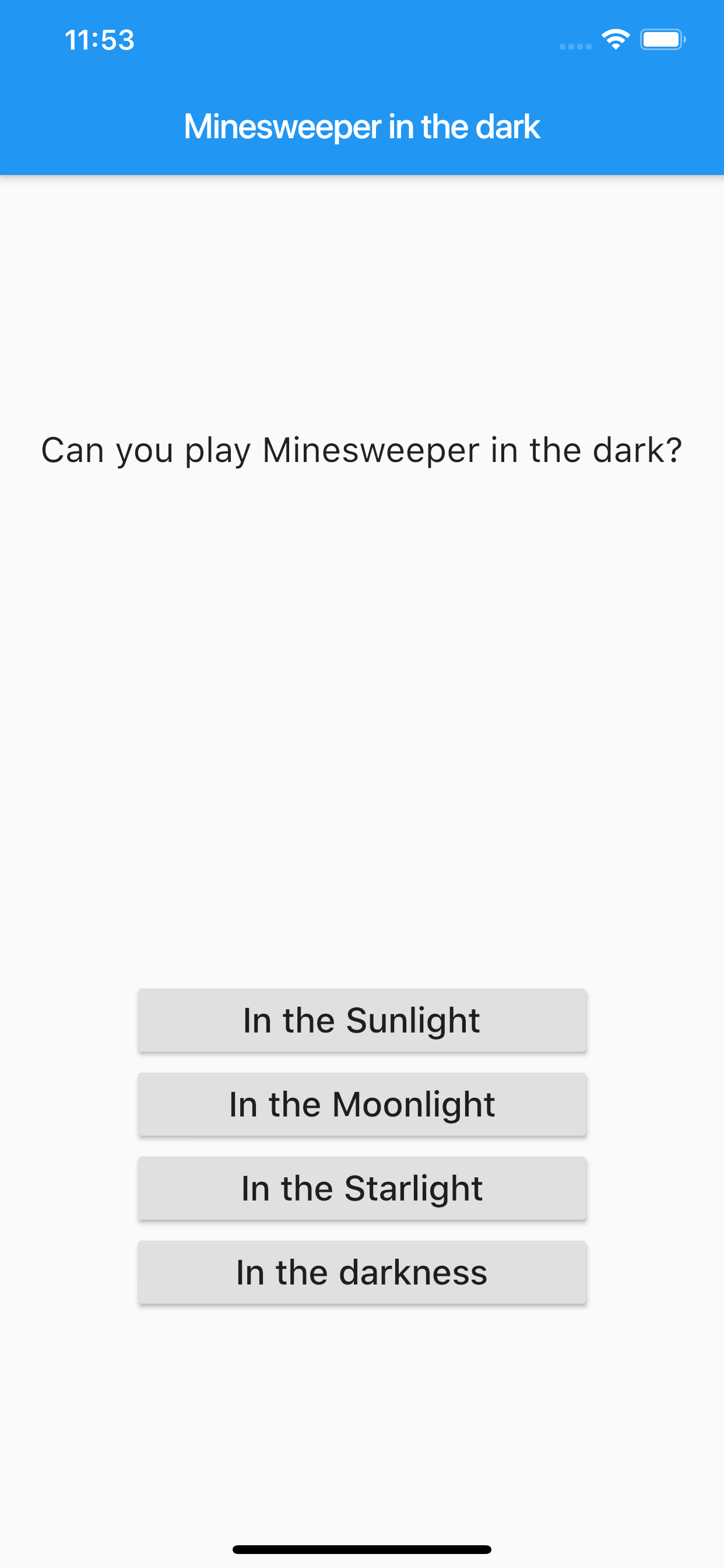 Minesweeper in the dark screenshot 3