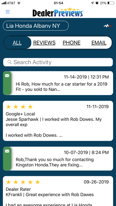 DealerPreviews Screenshot