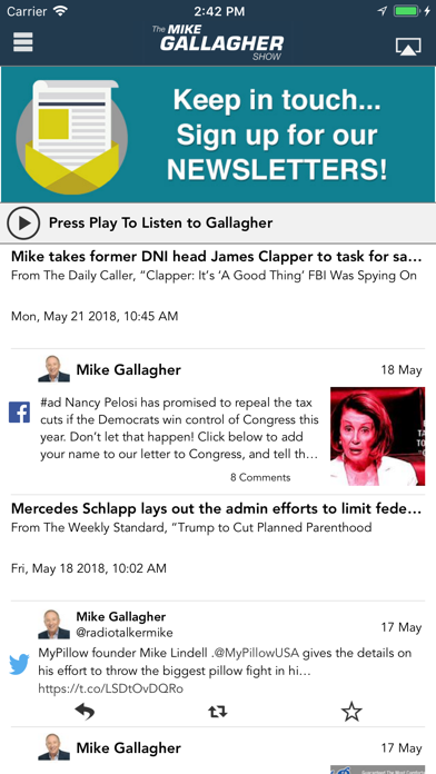 The Mike Gallagher Show Screenshot