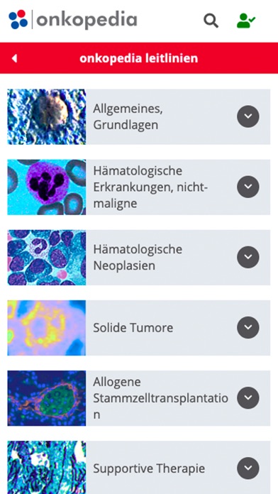 Onkopedia Leitlinienportal screenshot 2
