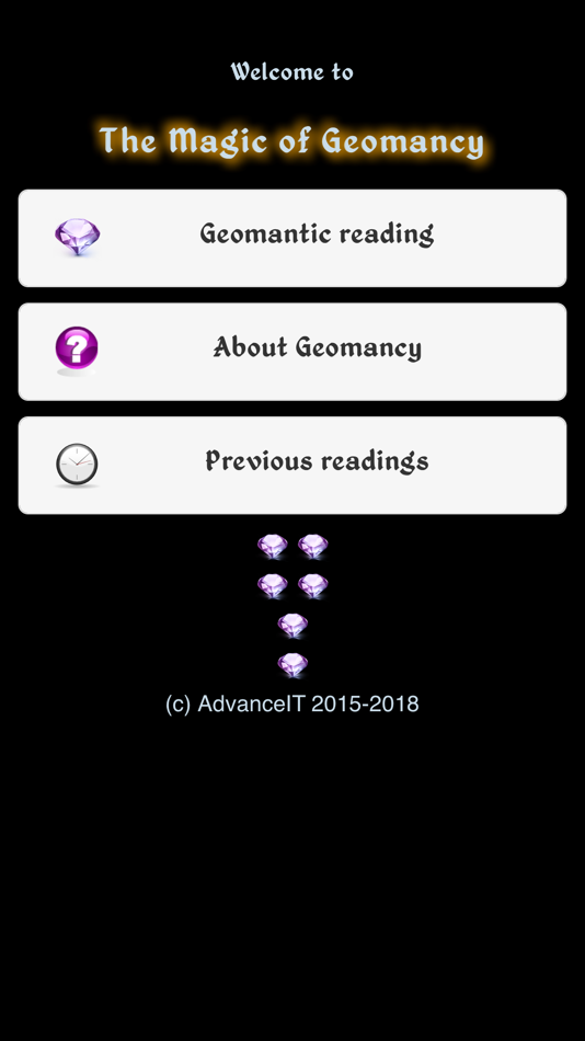 #1. The Magic of Geomancy (iOS) By: Davor Pleskina