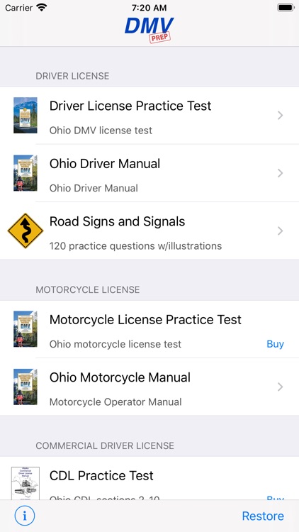 Ohio DMV Test Prep