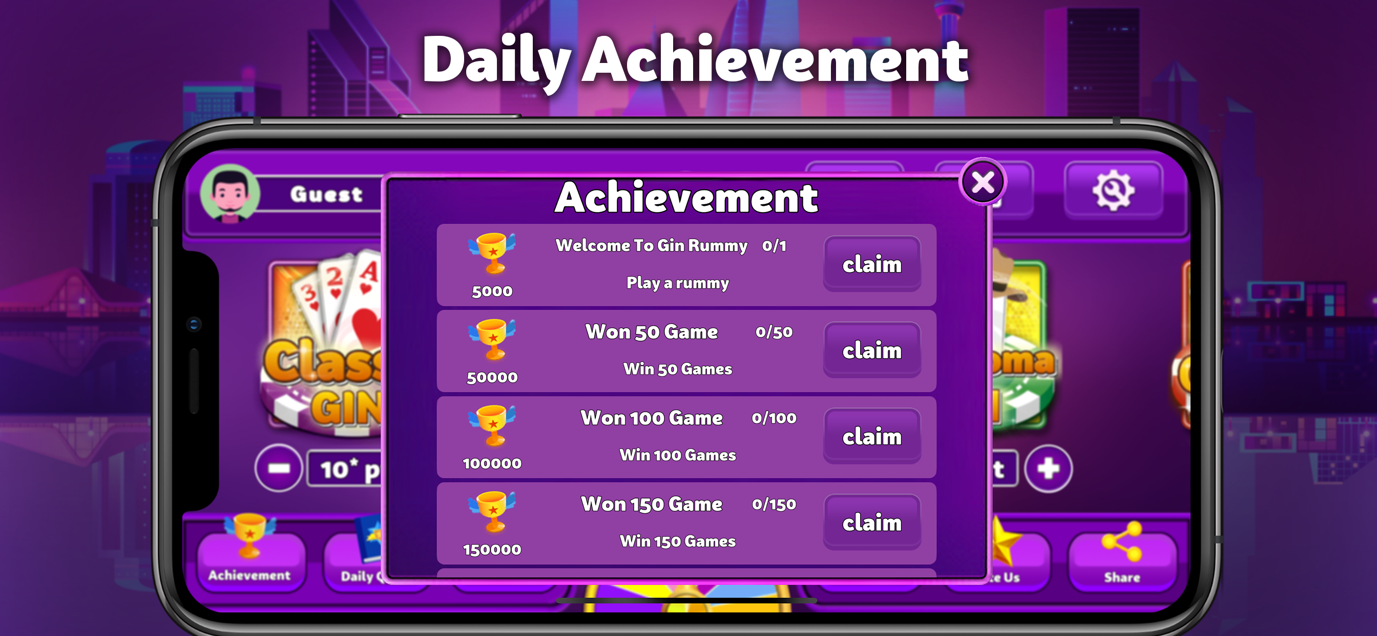 Gin Rummy Offline screenshot 5