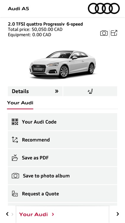 Audi Configurator Ca By Audi