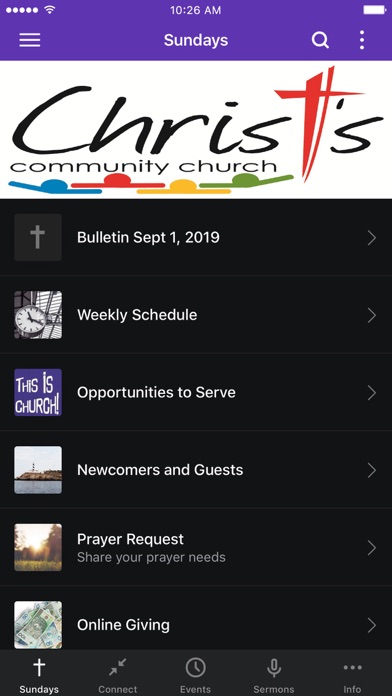 Christ's Community Church Screenshot