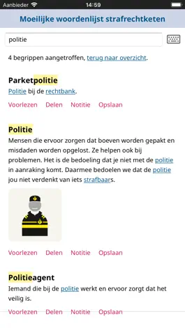 Game screenshot Moeilijke woordenlijst apk
