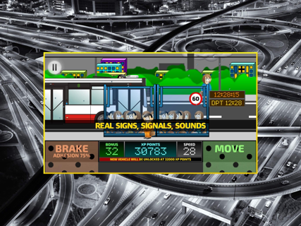 City Bus Driving Simulator 2D screenshot 15