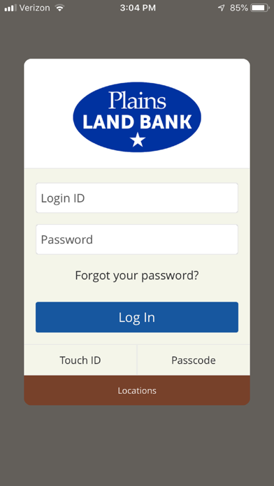 Plains Land Bank Ag Banking Screenshot