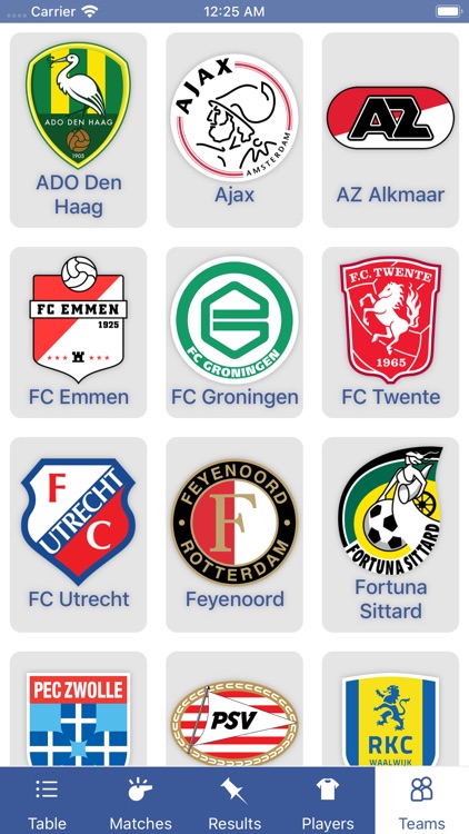 InfoLeague - Dutch Eredivisie