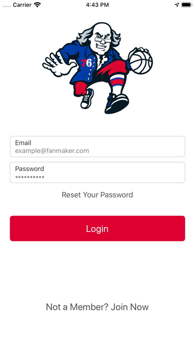 Jr. 76ers Kids Club Screenshot